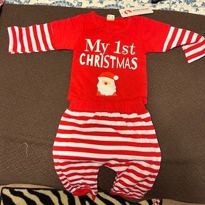 1st Christmas Unisex size 0-3 month outfit